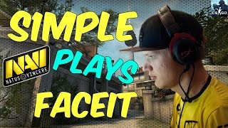 s1mple plays FPL on Overpass w fnatic, mouz, GODSENT, Gambit mix | 2017.01.05.