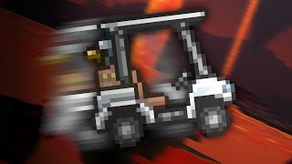 The bane of the Wall: Terraria's golf cart