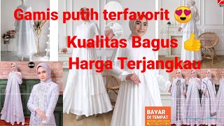 Rekomendasi 6 Gamis Putih Cantik dan Elegan