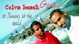 New year 1st day // Goa Coluwa beach // January celebration between Assam and Goa