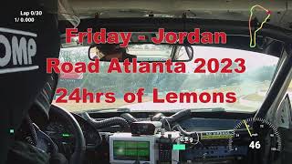 Road Atlanta Lemons Practice - Friday Jordan - 2023