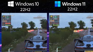 Windows 11 vs Windows 10 Тест в игре Forza 4