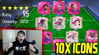 EA FC 24 (FIFA 24): WELTREKORD! 10x ICONS in 132 Rated Full ICON Fut Draft Challenge Ultimate Team