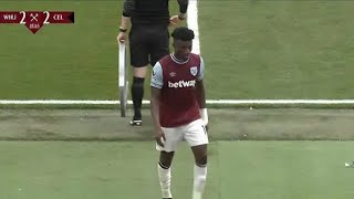 Watch amazing skills & performance of West Ham United's Mohammed Kudus vrs Celta Vigo in pre-season💥