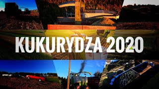 ★ ★ ★ Kukurydza 2020 ★ ★ ★ Wtopa sieczkarni. [Claas Jaguar 820, Deutz Fahr, Kubota]