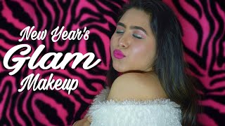 NEW YEARS GLAM MAKEUP 2020 || EASY PARTY MAKEUP || Aakanksha Ghai ||