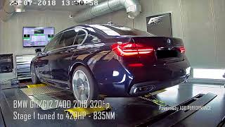 BMW G11/G12 740D 320hp stage 1 tuned to 420HP-835NM powered by ASD PERFORMANCE