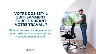 Le mois de l'ergonomie - Votre dos est-il suffisamment souple durant votre travail ? | IDEWE