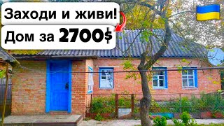 🇺🇦 Заходи и живи! Дом в селе за 2700$ Продажа недвижимости за копейки! Всё есть Уютное тихое село!