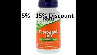 Discount - Now Foods, TestoJack 100, Virility Enhancement, 60 Veg Capsules Review