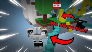 We Both Shot The *TNT* At THE SAME TIME in Roblox Bedwars…