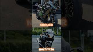 Ninja H2R vs Hayabusa: The Ultimate Superbike Battle! 🚀🔥 | Speed, Power & Performance Comparison 🏍️💨