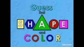 Sesame street Guess That Shape & Color