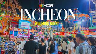 🎡 Incheon Wolmido Night Park 🥳 Retro Fun at the Amusement Park and DJs with a Twist!