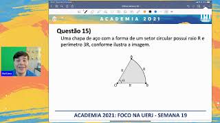 UERJ - SEMANA 19 (M1) - Rui Lima - Geometria Plana: Áreas