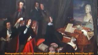 Danhauser Liszt at the piano Old National Gallery Berlin Germany video by Miklos Papp 08 17 2008.mpg