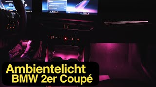 2023 BMW 2er Coupé (G42) Ambiente Licht [4K] - Autophorie