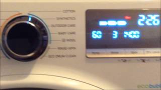 Samsung ecobubble WD90J7300GW washer dryer