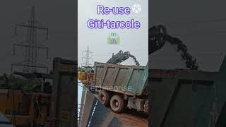 Re-use Giti-Tarcol #viral #ytshort #machine #technology #construction #expressway #excavator #scrap