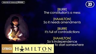 #23 Hamilton - Non-Stop (VIDEO LYRICS)