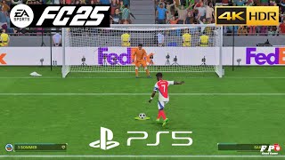 EA Sport FC 25 PS5 Next Gen Gameplay Penalty Shootout 4K HDR 60FPS