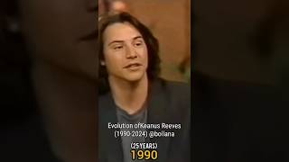 Evolution of Keanus Reeves 1990-2024 #evolution #foryou #keanureeves