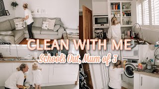 CLEANING MY HOUSE AS A MOM OF 3 | REALISTIC CLEAN WITH ME 2023 | Emma Nightingale