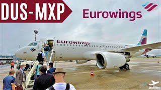 EUROWINGS DURING COVID PANDEMIC | DÜSSELDORF - MILAN (MXP) | AIRBUS A320 | EW 9826 | TRIPREPORT UHD