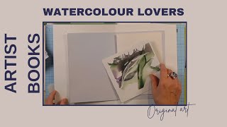 Artist book series | Watercolour lovers | Flip thru & final binding