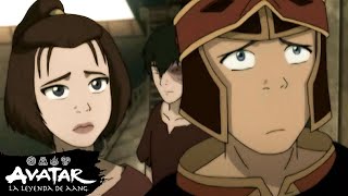 Sokka y Zuko Primer Escape de la Roca Hirviente 💨 | Escena completa | Avatar: La Leyenda de Aang