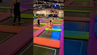 mom and kids fun 😍 Trampolins 🎊🤩#fun #playtime #kidsvideo #kids