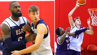 17y.o Cooper Flagg is Already Dominating NBA Stars & Future Hall Famers During Team USA TrainingCamp