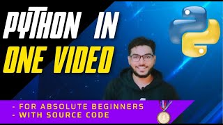 Python for absolute beginners | Python in one video 2022 ( हिंदी )