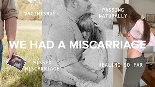 Our miscarriage story 🕊️ TTC with vaginismus, missed miscarriage + healing from grief