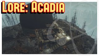 Fallout Lore -  Acadia (Fallout 4 - Far Harbor DLC)