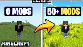 I INSTALLED *50 MODS* IN MINECRAFT TO MAKE IT THE MOST REALISTIC GAME EVER !