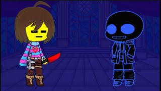 Undertale react to chara vs nightmare sans