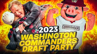 2023 Washington Commanders Draft Party vlog !!!