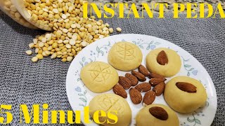 Instant Peda| 5 Minutes only| Quick sweet| NO COOKING|Yummy Recipe| Swagruha Kitchen