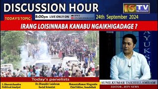 DISCUSSION HOUR 24TH SEPT. 2024 ,TOPIC : IRANG LOISINNABA KANABU NGAIKHIGADAGE ?