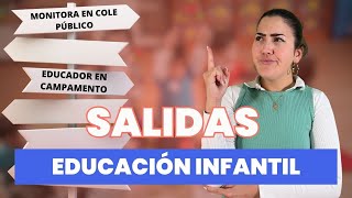 Salidas del Grado Superior en EDUCACIÓN INFANTIL