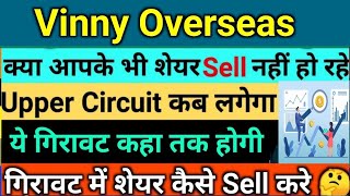 Vinny Overseas share latest news | Vinny Overseas share | Vinny Overseas share latest news today