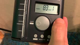 Korg KDM-2 True Tone Advanced Digital Metronome Review and Demonstration