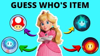 Guess Who's Item by Their VOICE | Guess Mario Characters