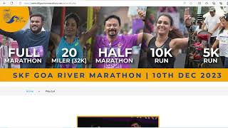 SKF Goa River Marathon 2023 - Registration, Prize Money and Race Information