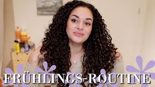 FRÜHLINGS-ROUTINE FÜR LOCKEN 🌷☀️✨ | Meine Stylingroutine OHNE STYLINGBRUSH 🚫| IamAniva