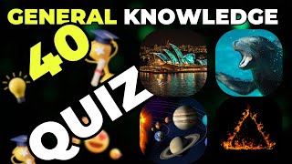 "40 Fun Quiz Questions: Test Your Knowledge! 🔍 | How Many Can You Get Right?"