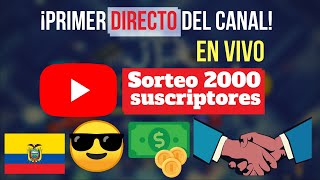 Primer Directo Contestando Preguntas y Sorteo 2k del Canal 2020