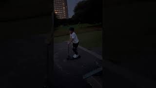 Riding in the rain #skatepark #scooter #crowlane #game