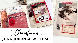 Junk Journal With Me | Christmas 2020 | December Ep 02 | Journaling Process